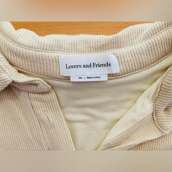 Lovers and Friends “Tara” Mini Dress in Sand | Size XXS - Picture 8 of 14